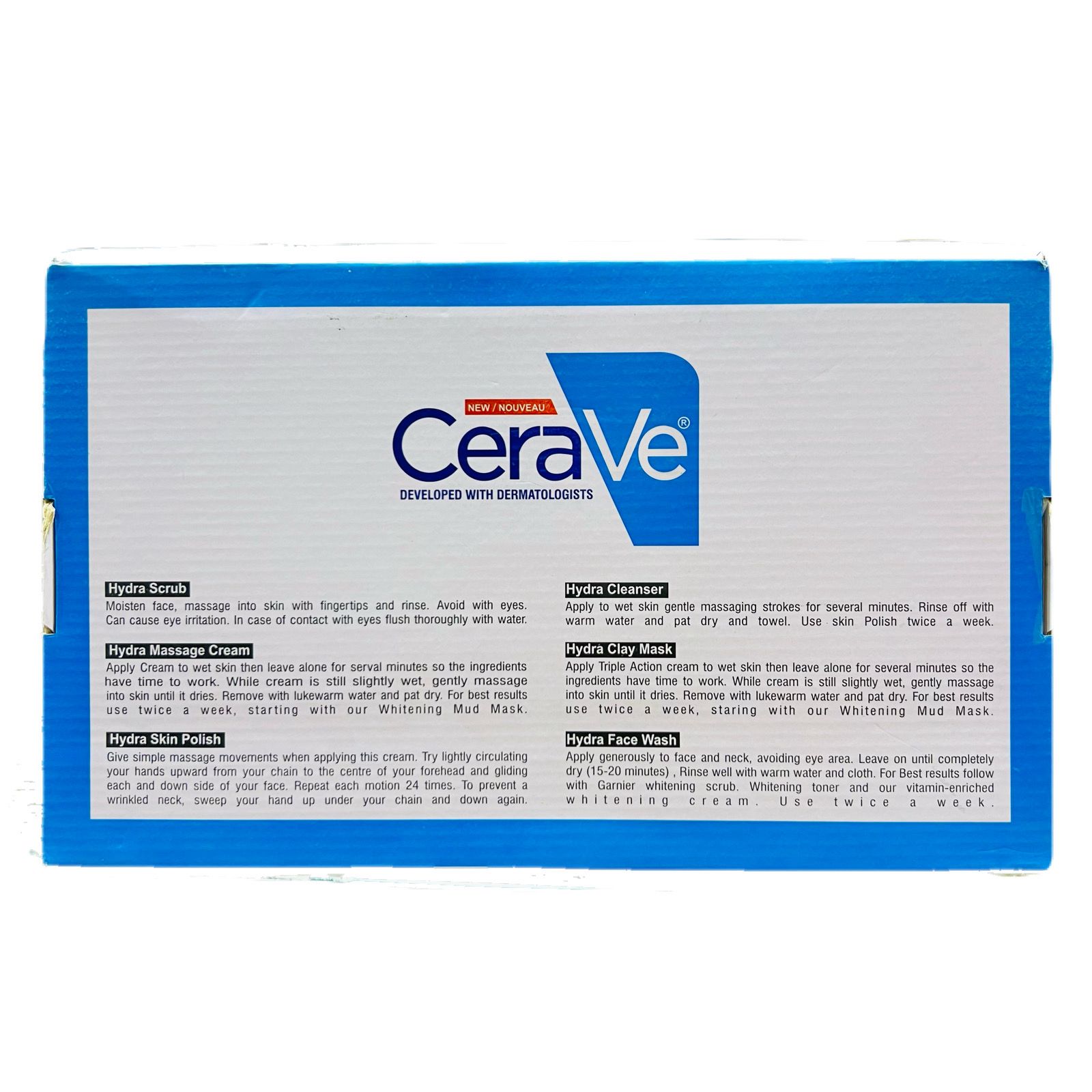CeraVe Moisturizing Facial Kit – 6-Step Hydra Skincare Set for Face &amp; Body | Includes Cleanser, Moisturizer, Exfoliator &amp; More | Dermatologist-Developed image 0