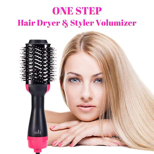 One Step 2 in 1 Hair Dryer &amp; Brush (Dryer + Styler) Brush for Fast Drying, Straightening, Curling image 0