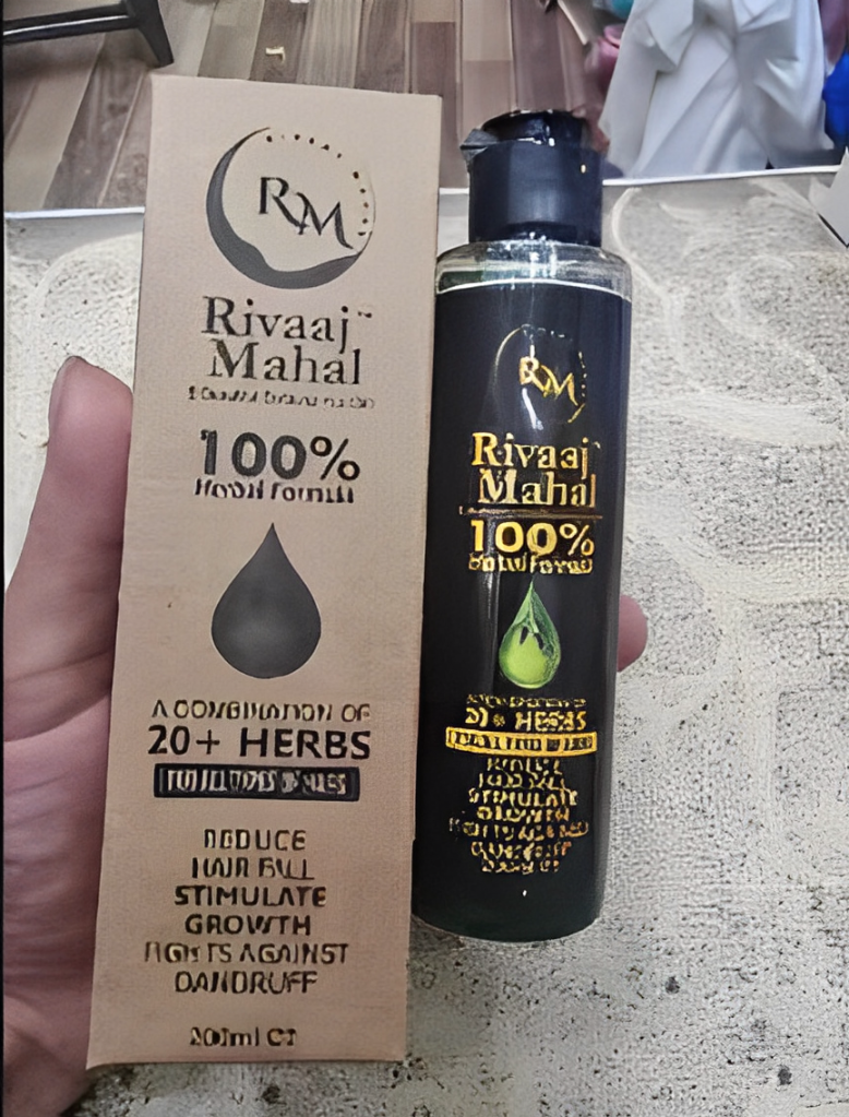 Rivaj Mahal 100% Natural Formula for Men &amp; Women | Stops Hair Fall, Promotes Thick &amp; Long Hair - 200ml image 0