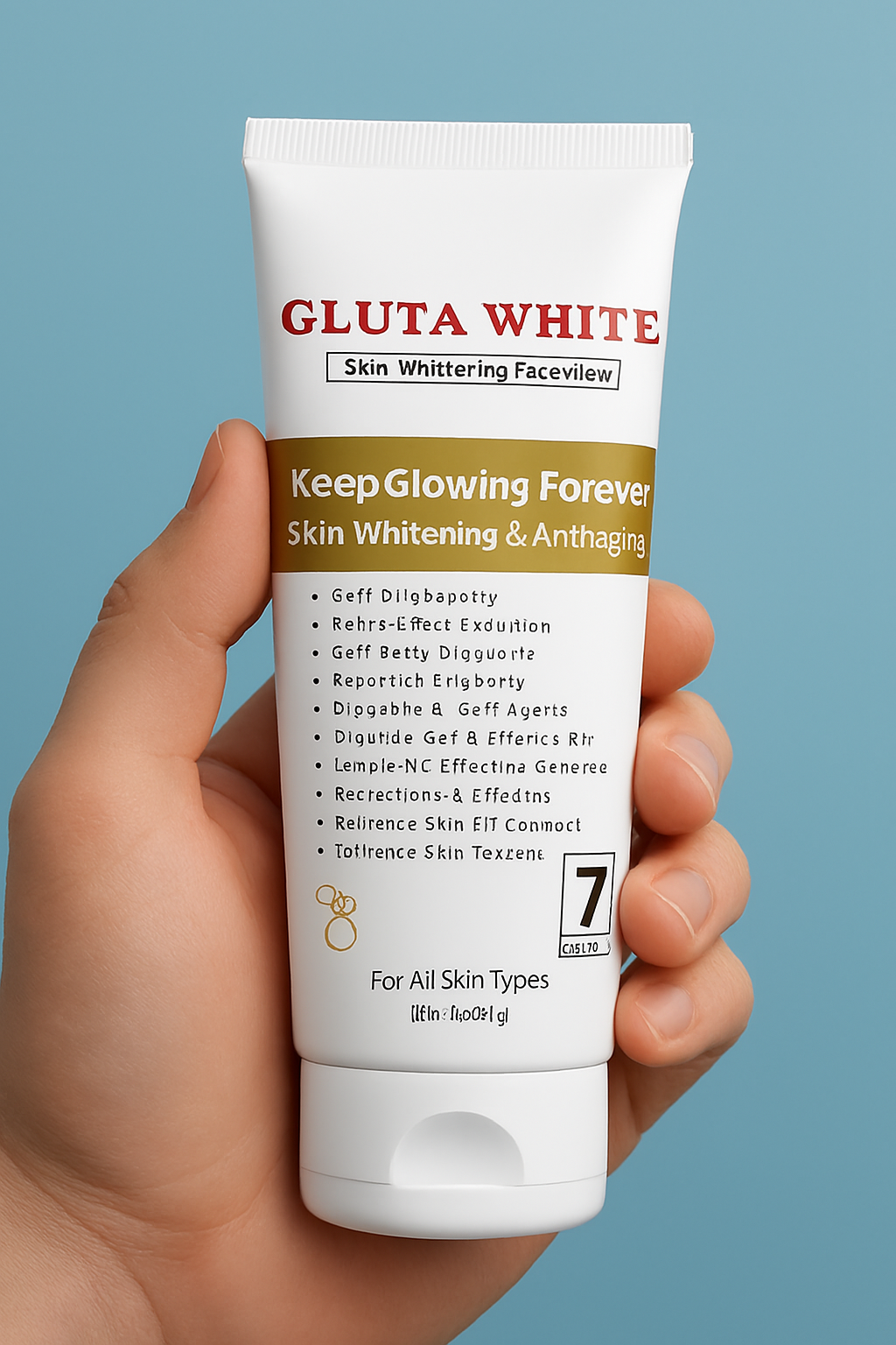 Gluta White 100% Natural Skin Whitening &amp; Anti-Aging Face Wash 100g – Gentle Cleanser for Bright, Smooth &amp; Youthful Skin image 2