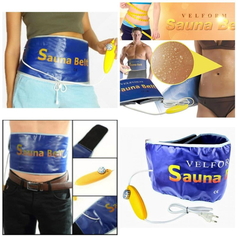VELFORM Sauna Belt – Adjustable Slimming &amp; Weight Loss Body Shaper with Heat Therapy image 0
