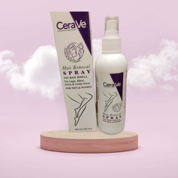 Cereve Hair Removal Spray for Women – Fast, Painless Hair Removal for Legs, Arms &amp; Body, Smooth Skin at Home | Hair Removal image 2