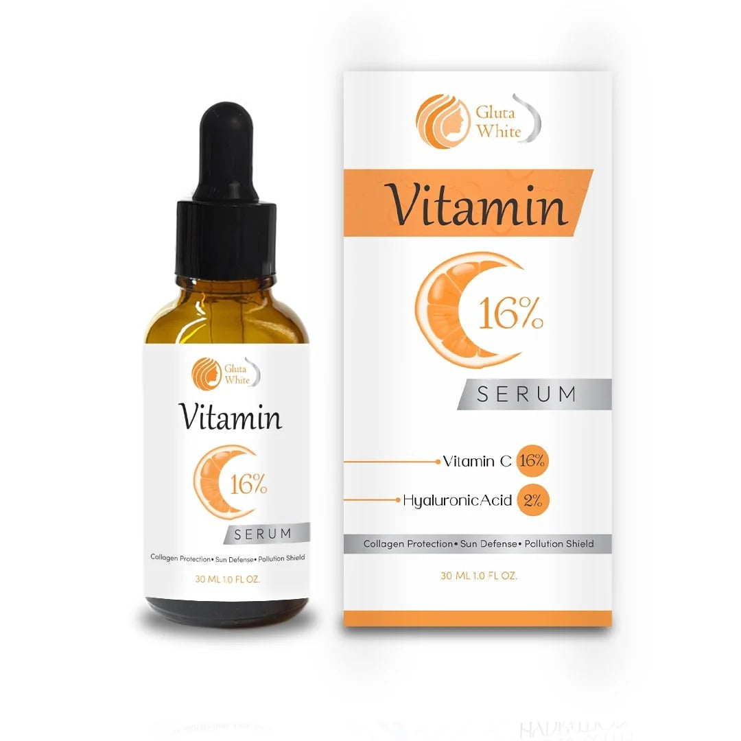 Vitamin C Serum for Face Glowing &amp; Dark Spots | Gluta White Vitamin C 16% Serum | Best Quality Skin Care Serum | Serum For Glowing Serum - 30 ml image 3