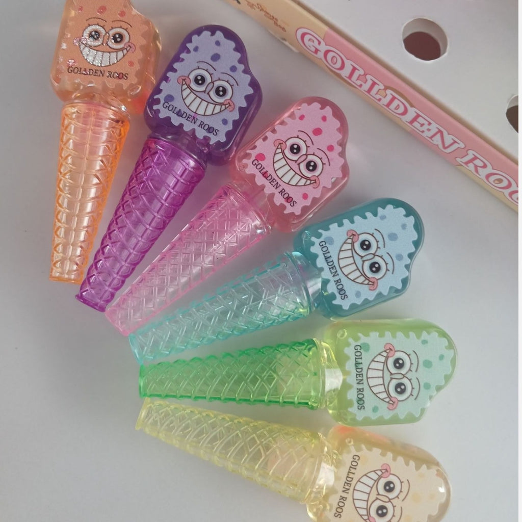 Cute Pack Lip Gloss – Romantic Lady Clear Pink Gloss with Sparkle image 2