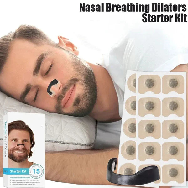 Sleep-co Magnetic Nose Strips – Nasal Dilator Starter Kit Next-Gen Breath In Nasal Strips / Magnetic Nose Clips image 0