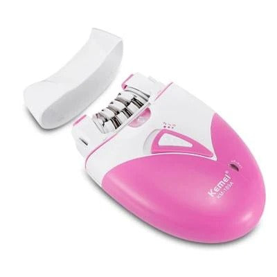 Kemei KM-189A Rechargeable Epilator – Women’s Hair Removal Device with USB Charging, Gentle Shaver &amp; Defeathering Tool for Smooth Skin image 2