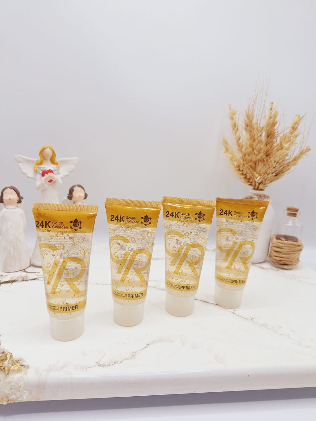 GR 24K Gold &amp; Collagen Primer – Radiance Boosting Liquid Makeup Base, Smooth Finish, Long-Lasting Hydration, 40ml image 2