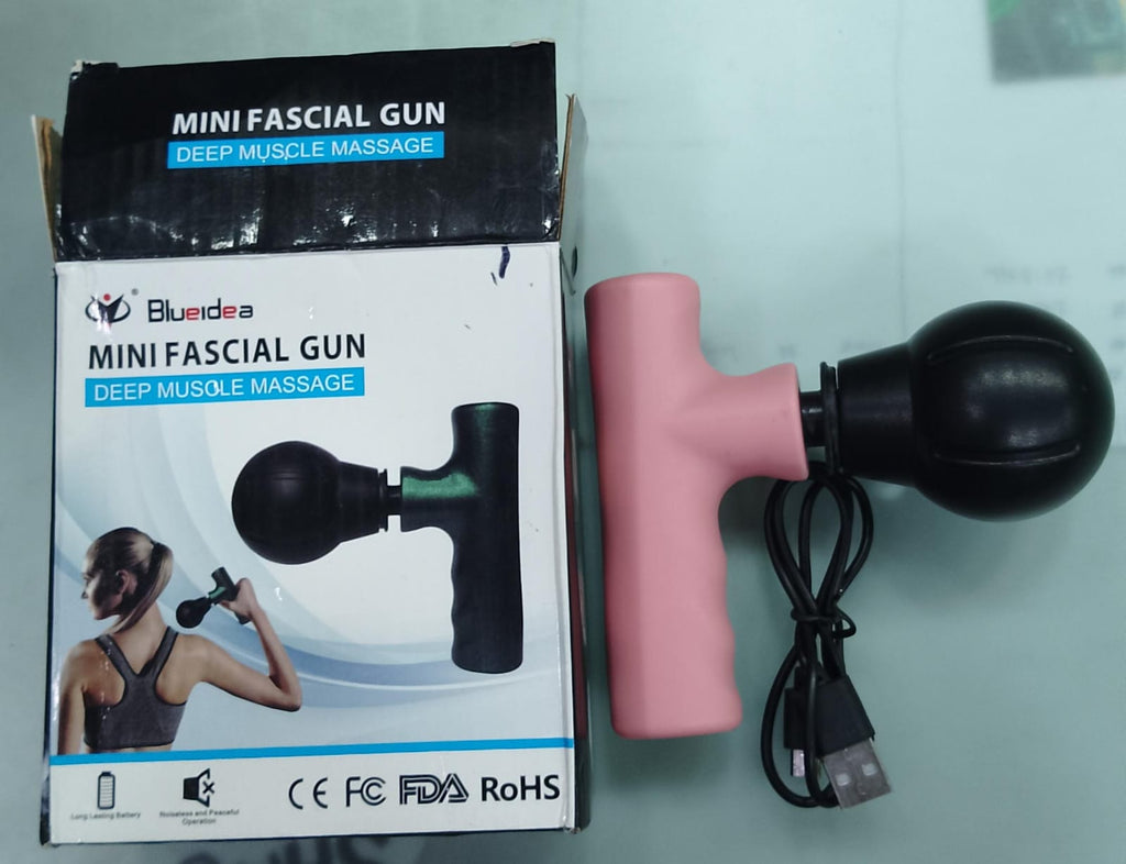 Black Mini Fascial Gun – Portable Deep Muscle & Face Massager for Gym and Home Use image 3