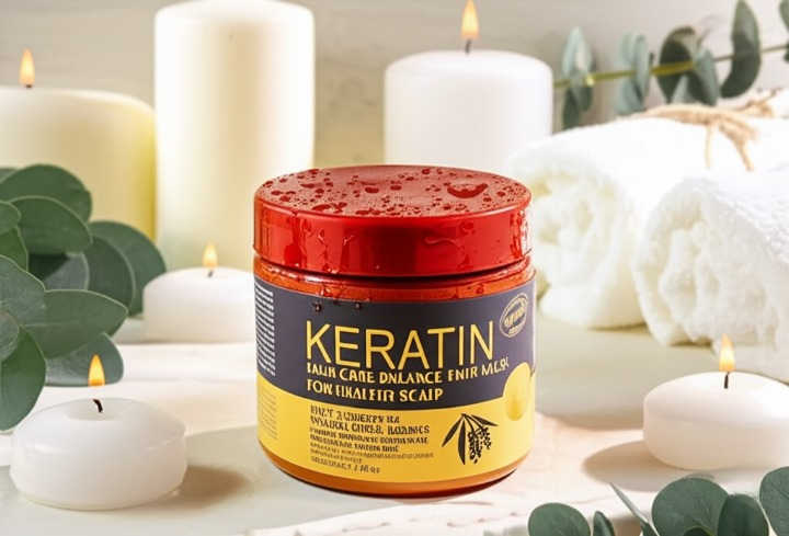 Keratin Hair Mask Treatment – Deep Repair & Strengthening Formula with Nourishing Keratin Complex | Rmaged Hair, Enhances Shine, Controls Frizz & Protects Color-Treated Hair (300ml) image 2