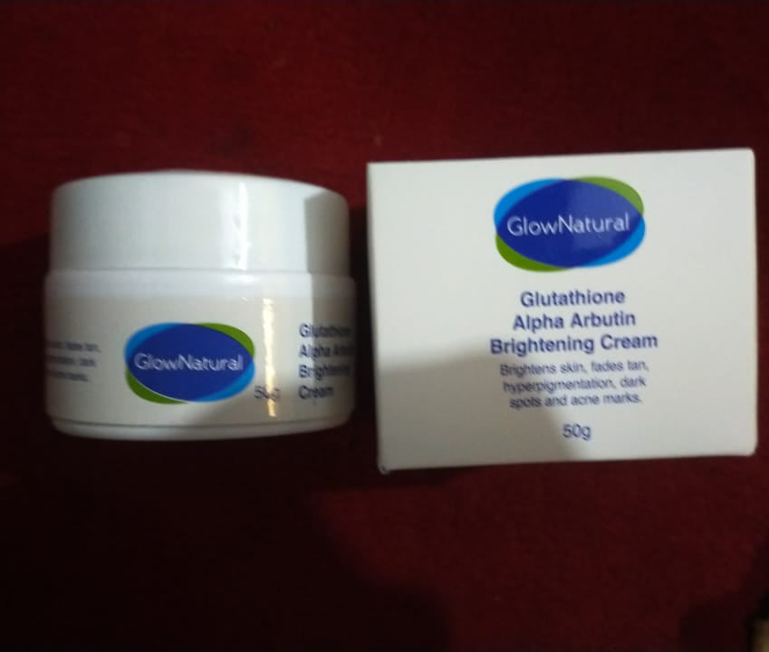 Glow natural Glutathione Alpha Arbutin Skin Brightening Cream (50g) image 3