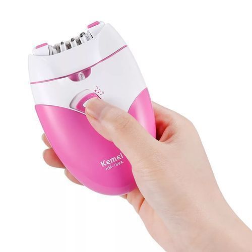 Kemei KM-189A Rechargeable Epilator – Women’s Hair Removal Device with USB Charging, Gentle Shaver &amp; Defeathering Tool for Smooth Skin image 4