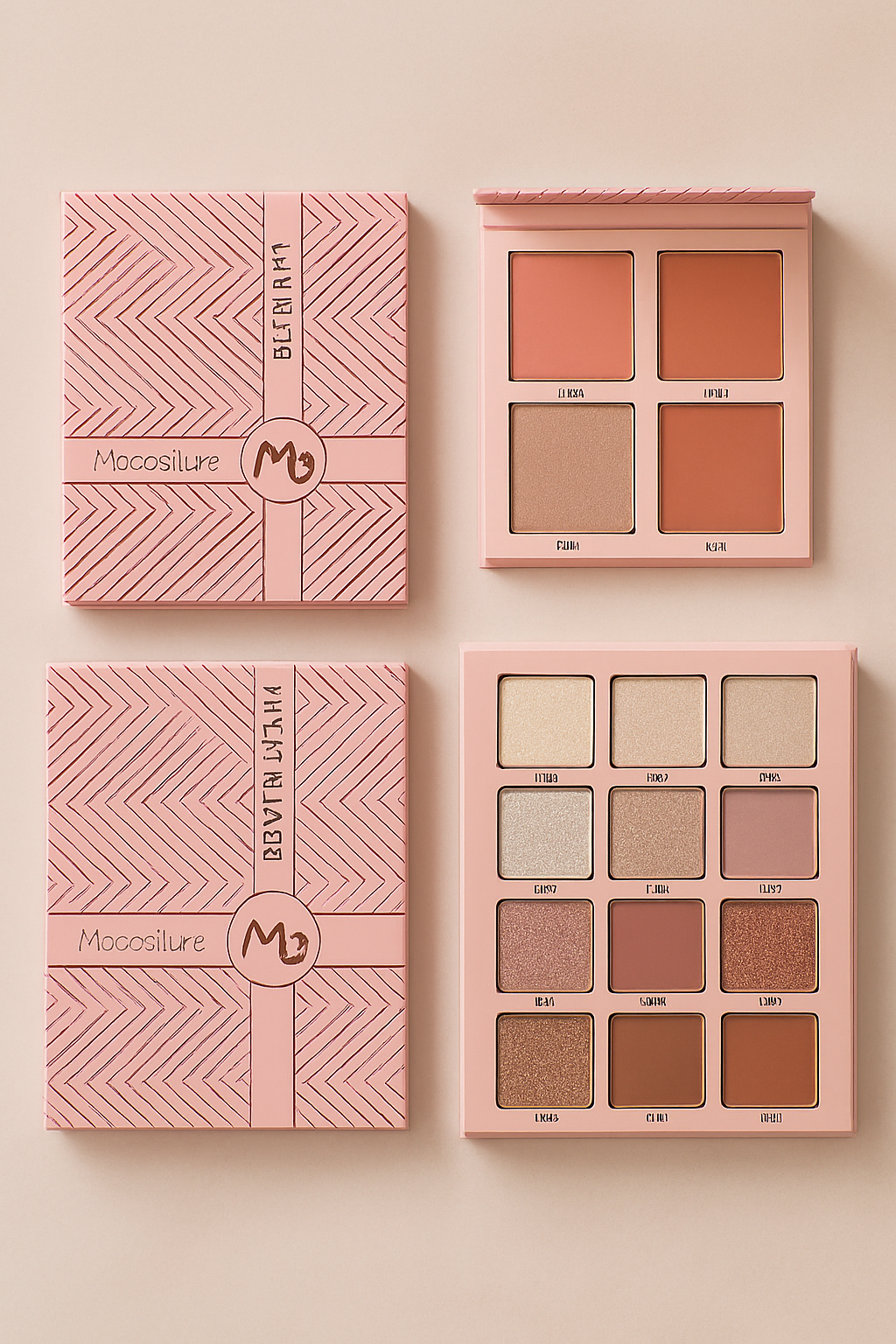 Mocallure ES3843 Makeup Kit – 12 Pcs Eyeshadow Palette, 4 Pcs Shimmer Highlighter, 4 Pcs Matte Blush, Multicolor Shades for All Makeup Looks (Random Box) image 4