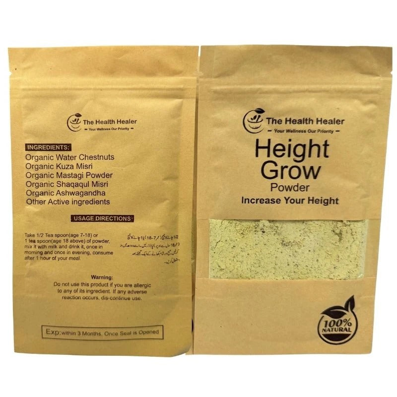 The Health Healer Height Grow Powder – 100% Natural Height Increase Supplement (60 Grams) image 2