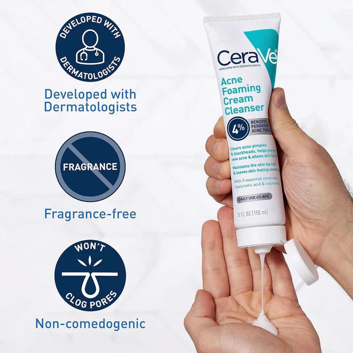 CeraVe 4 in 1 Skincare Kit Night Cream, Sunblock, Cleanser &amp; Serum for Radiant Skin image 4