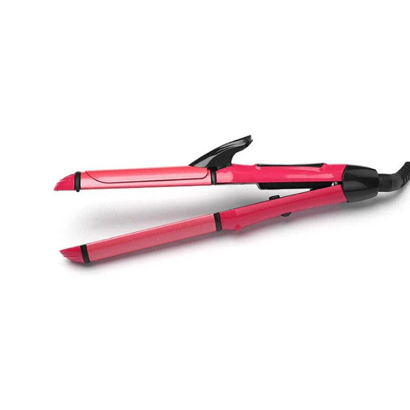Nova 2-in-1 Hair Straightener &amp; Curler – Model NH-2009, Quick Heat-Up Ceramic Plates for Smooth Straightening &amp; Effortless Curls, Portable Dual-Use Styling Tool for All Hair Types image 4