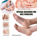 Half Heel Pain Anti-Crack Silicone Set – Unisex Anti-Crack Pain Relief - 01 Pair image 0