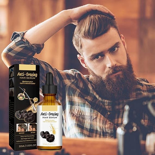 (100pcs) Hair Darkening Se-Rum, Darka Anti-greying Hair Se-Rum, Nutrient Natural Darkening Se-Rum 30 ML image 0