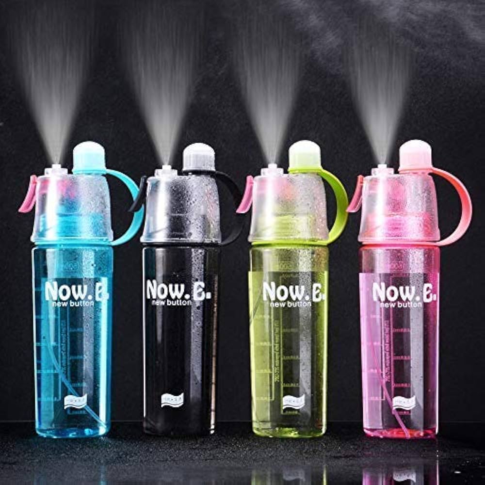 spray water bottle HydraMist Pro – Ultra-fine mist spray for skincare, cleaning, or gardening. GlowSpritz – Gentle hydration with a stylish touch for everyday refreshment -500ml (Random Color) image 0