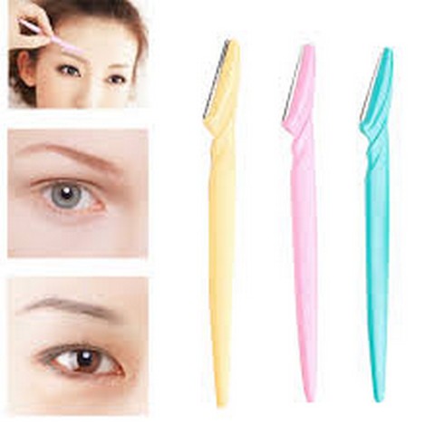 Tinker Eyebrow and Face Razor Set – Pack of 3 Plastic Razors for Precise and Gentle Hair Removal(Random Color) image 1
