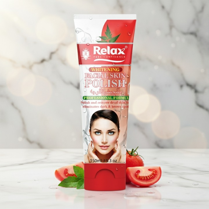 Relax Whitening Facial Skin Polish – Original Quality Brightening & Smoothing Formula for Clear, Radiant & Healthy-Looking Skin (150ml) image 3