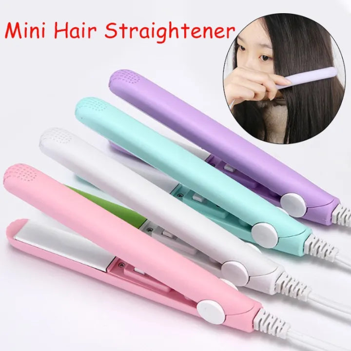 Mini Portable Hair Straightner / air smooth, silky, frizz-free and healthy.  (random color) image 0