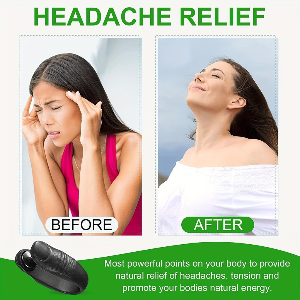 Sugar Control LI4 Acupressure Point Clip Wearable – Supporting Acupressure Relaxation, Stress Alleviation, Tension Relief and Headache Relief Hand Clip Migraine Pressure Point Clip image 1