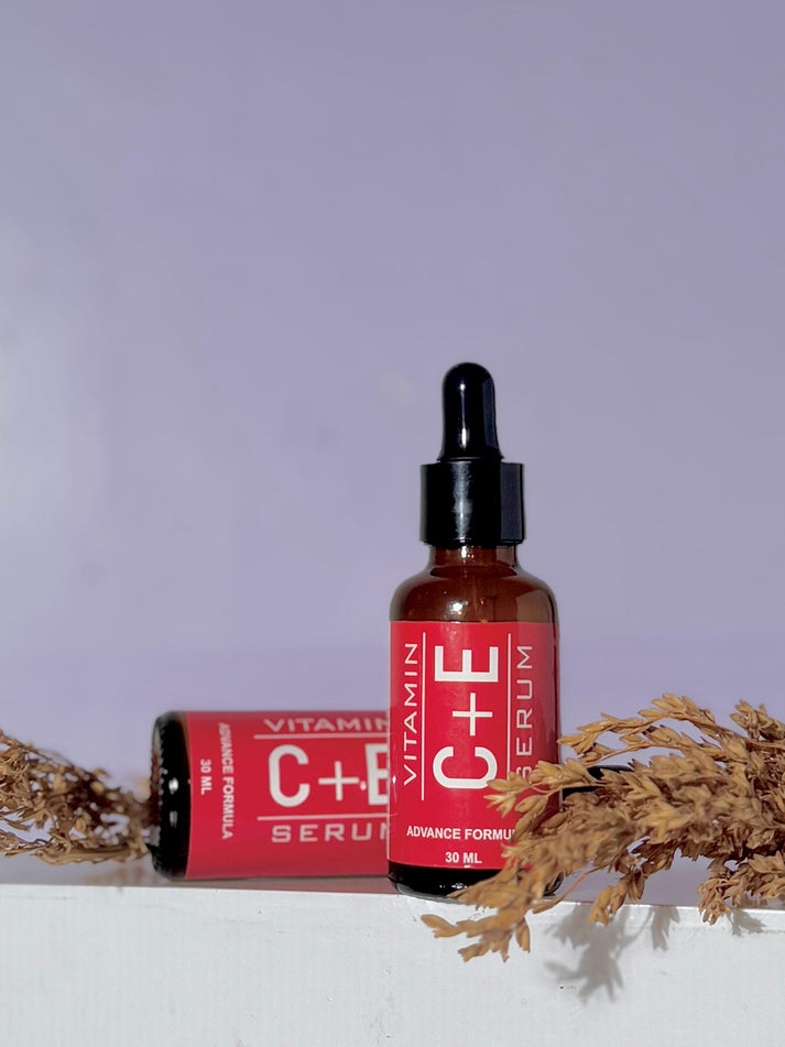 Nirvana Botanics Vitamin C + E Serum - Ml 15 | ANTI ACNE &amp; GLOWING SERUM VITAMIN C + E image 1