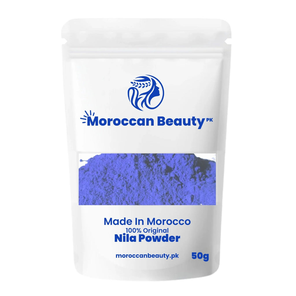 Moroccan Beauty Nila Powder | Blue Nila Skin Whitening Powder 50g | Best Quality Nila Powder image 0