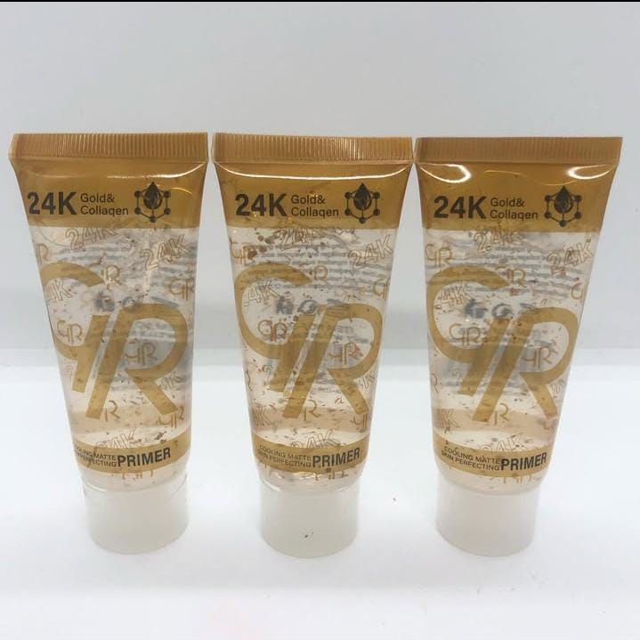 GR 24K Gold &amp; Collagen Primer – Luxury Makeup Base with Radiance Glow, Skin Hydration, Oil Control, Anti-Aging &amp; Firming Formula for Smooth, Flawless &amp; Long-Lasting Makeup image 0