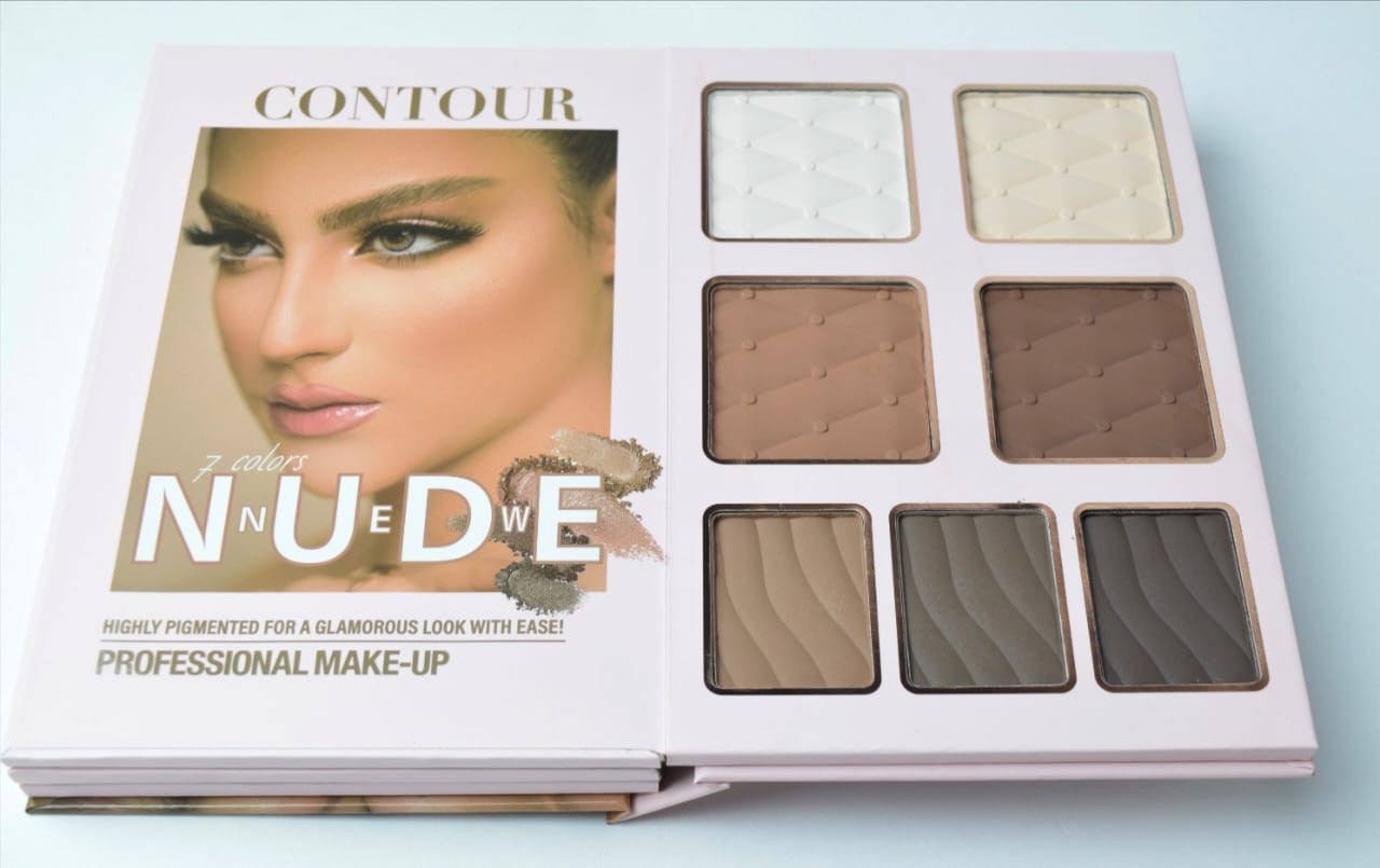 Uratm beauty 4 in 1 Professional Makeup Book Palette – All-in-One Eyeshadow, Eyebrow Powder, Concealer, Blusher &amp; Highlighter Kit image 4