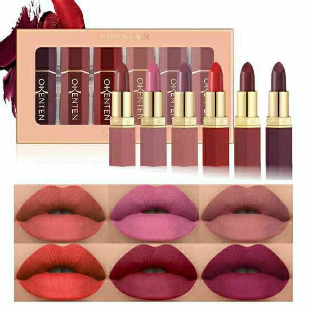6 Pcs High Pigmented Lipstick Pack – Creamy Formula, Multicolor Shades, Long-Lasting, Smooth &amp; Vibrant Finish for Everyday Wear and Special Occasions image 3