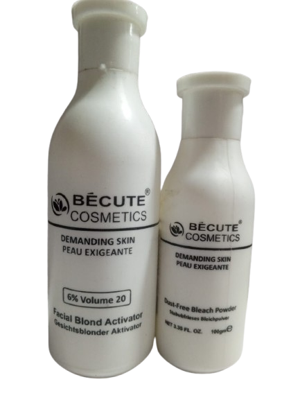Becute Skin Polish Set – Bleach Powder &amp; Facial Blonde Activator for Radiant and Even Skin Tone image 2