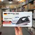 Hannover Steam Iron – 2200W German Lot | Ceramic Soleplate, Vertical &amp; Burst Steam, Self-Cleaning, Adjustable Temperature Control image 0