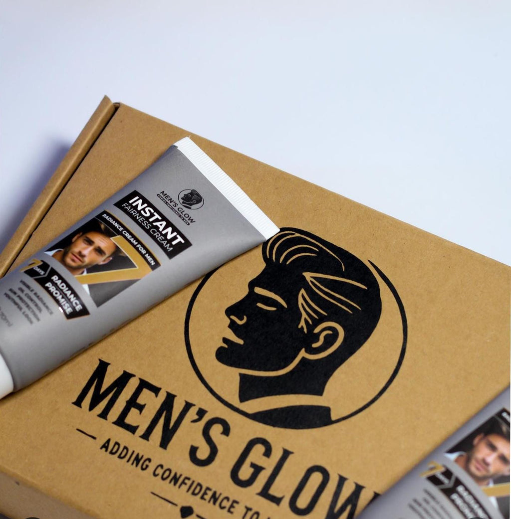 Men's Glow Facewash Bundle – Facewash + Whitening Cream Combo Set image 3