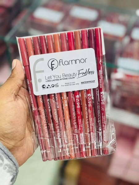 Flormar Perfect Lipliner – Long-Lasting &amp; Intense Color | Smooth Application | Pack of 12 Shades image 0