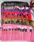 24PCs Makeup Brush Set Powder Foundation Large Eye Shadow Angled Brow Make-up Brushes Kit With a Bag Women Beauty Cosmetic Tool (Random Color) image 0