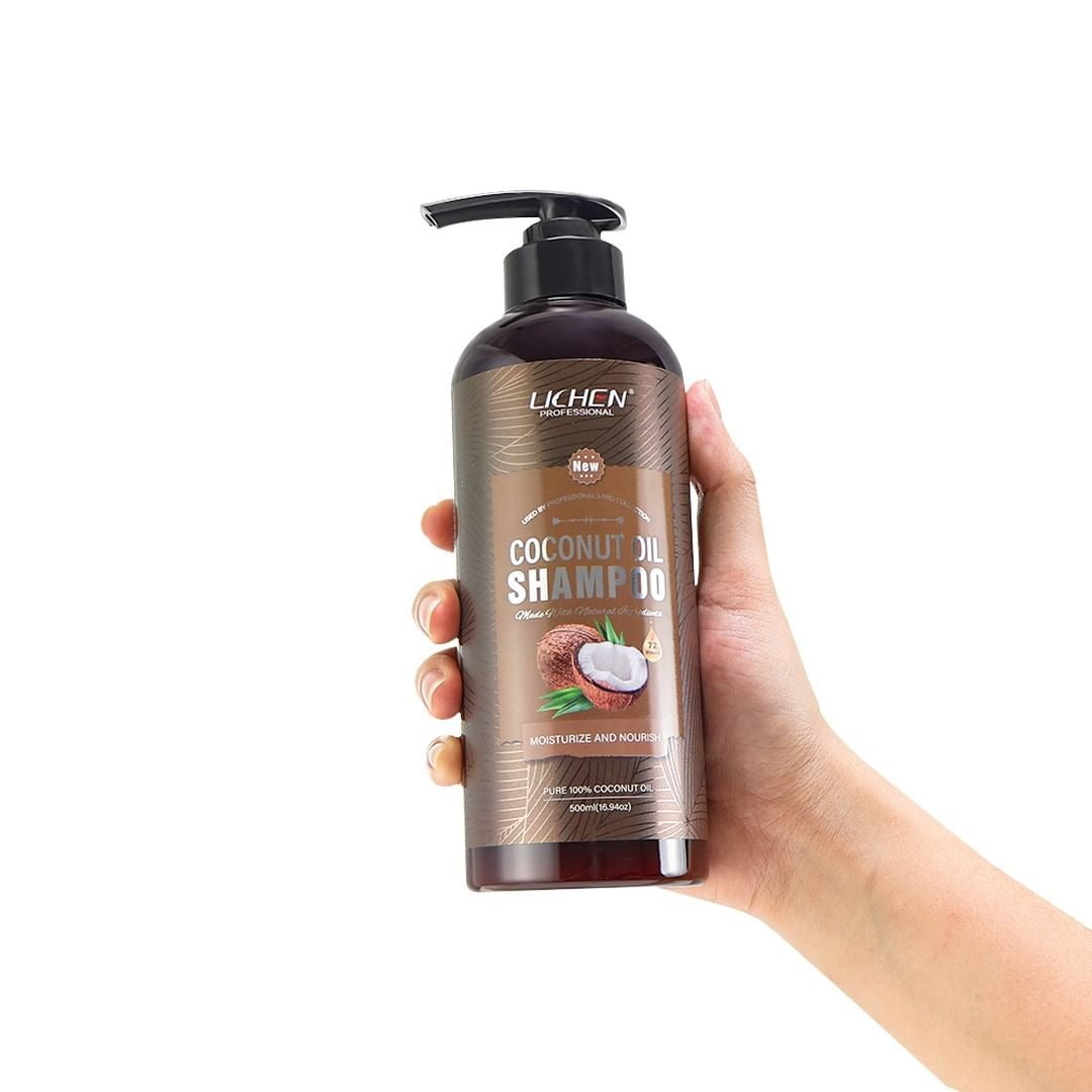 Lichen Hair Shampoo - Lichen Coconut Oil Shampoo, Sulfate Free, Paraben Free, Silicone Free, Color Safe, and Vegan Hair Shampoo - 500 ml   image 2