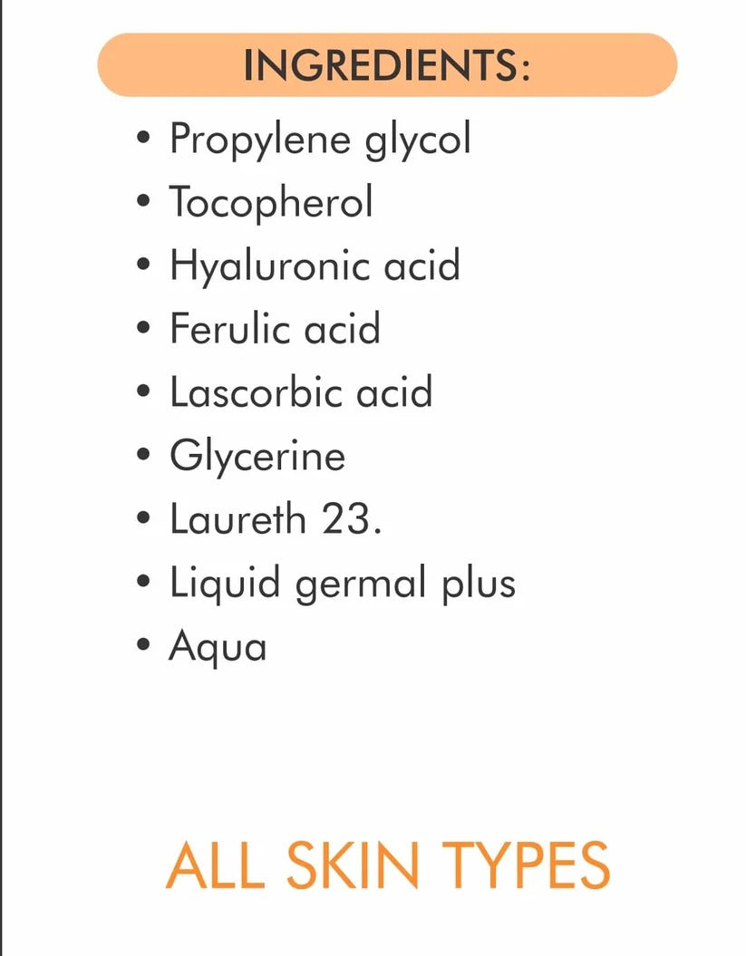 Vitamin C Serum for Face Glowing &amp; Dark Spots | Gluta White Vitamin C 16% Serum | Best Quality Skin Care Serum | Serum For Glowing Serum - 30 ml image 2