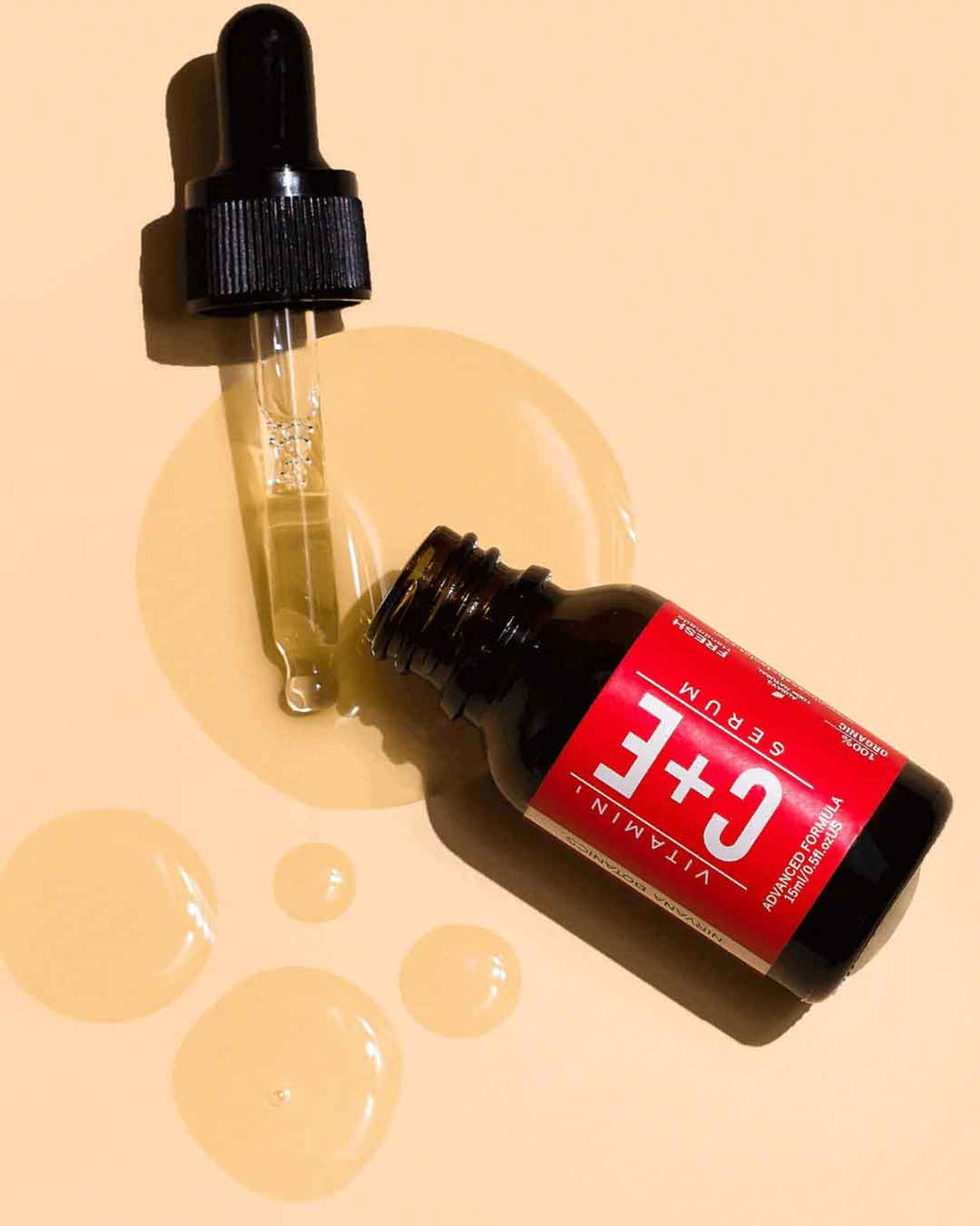 Nirvana Botanics Vitamin C + E Serum - Ml 15 | ANTI ACNE &amp; GLOWING SERUM VITAMIN C + E image 3
