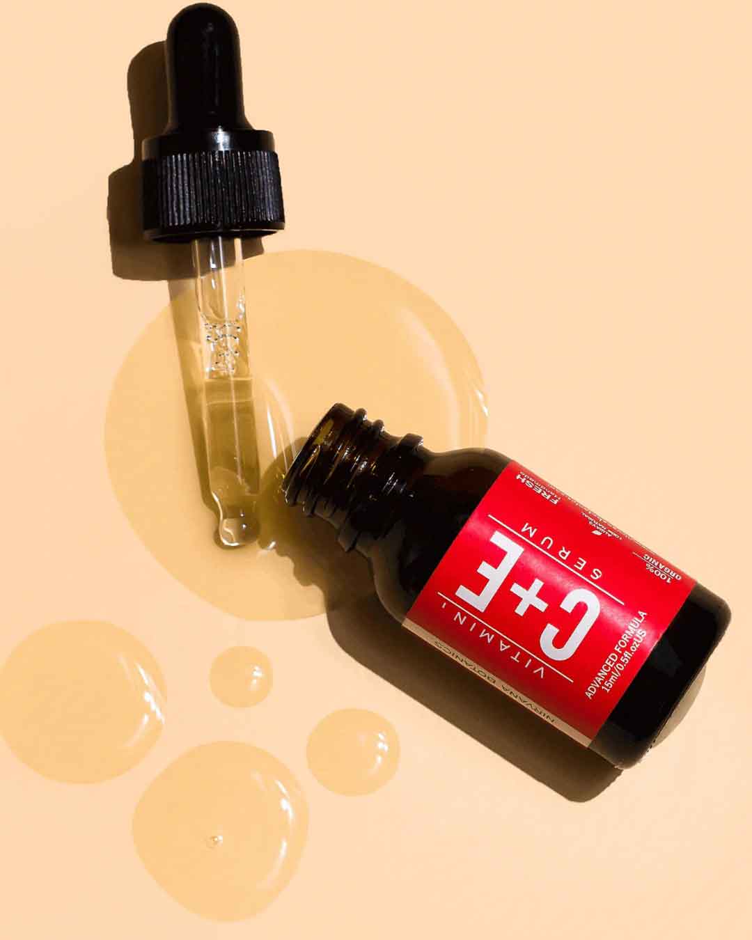 Nirvana Botanics Vitamin C + E Serum - Ml 15 | ANTI ACNE &amp; GLOWING SERUM VITAMIN C + E image 3