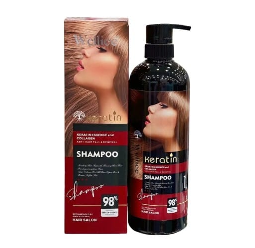 Wellice Hair Salon Keratin Essence and Collagen Shampoo - 800g image 2