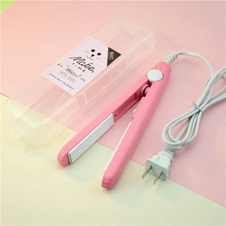 Mini Hair Straightener – Lightweight &amp; Portable Travel Styling Tool | Medium Heat | High/Low Speed Settings | Corded Electric | Multicolor | ABS Plastic image 2