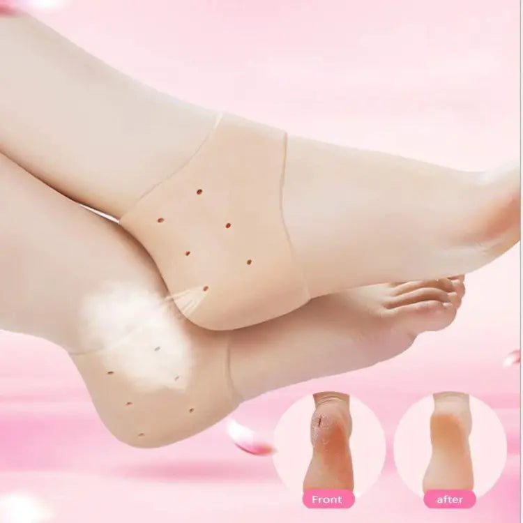 Half Heel Pain Anti-Crack Silicone Set – Unisex Anti-Crack Pain Relief - 01 Pair image 2