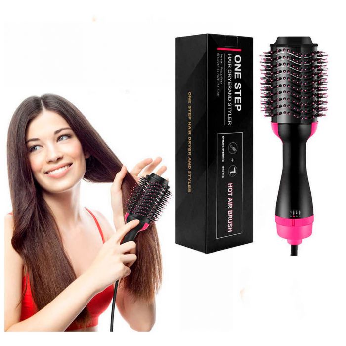 One Step 2 in 1 Hair Dryer &amp; Brush (Dryer + Styler) Brush for Fast Drying, Straightening, Curling image 2