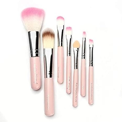 07 PCs Kitty Style Brushes  Makeup Brush Set | Complete Brush Kit for Professional and Beginner (Pink Color) image 1