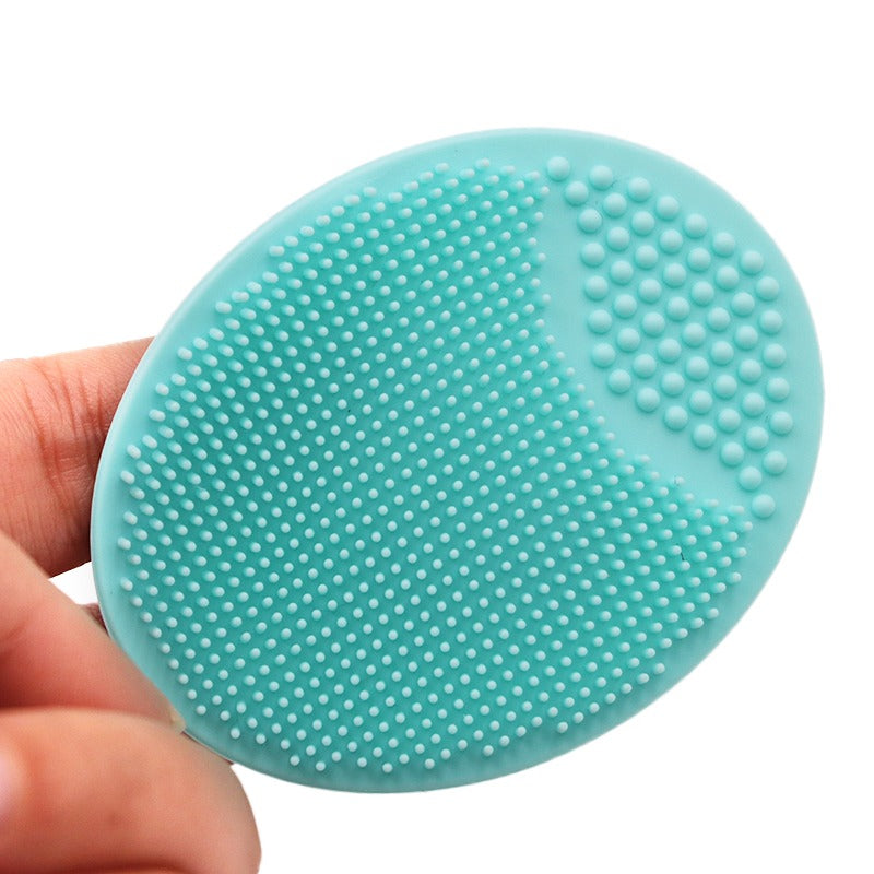 Soft Silicone Face Cleansing Brush Pad – Gentle Facial Washing &amp; Exfoliating Massage Tool for Deep Pore Cleansing | Blackhead Removal &amp; Skin Care | Soft Silicone Face Massager - (Random Colors) image 4