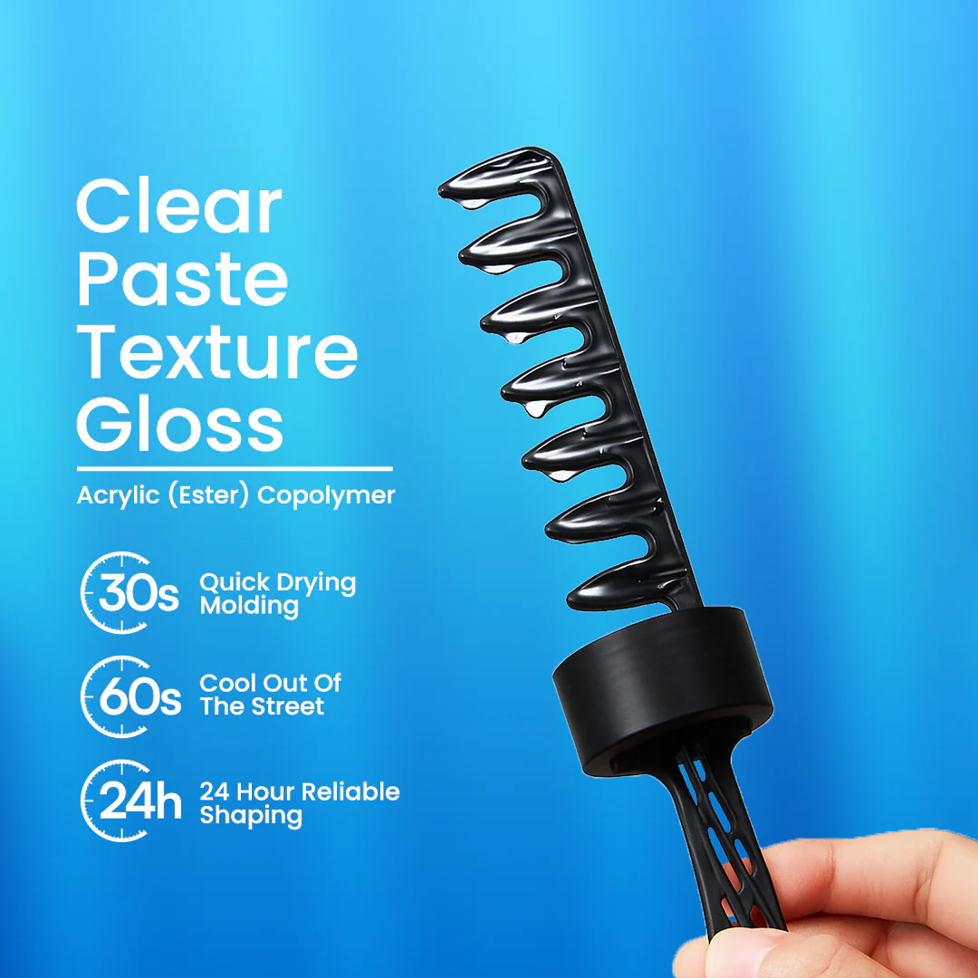 ECRIN Cool Styling Hair Gel with Active Collagen | Strong Hold, No Flakes, Nourishing Formula for All Hair Types, Daily Use Gel with Refreshing Cool Effect (280ml) image 0