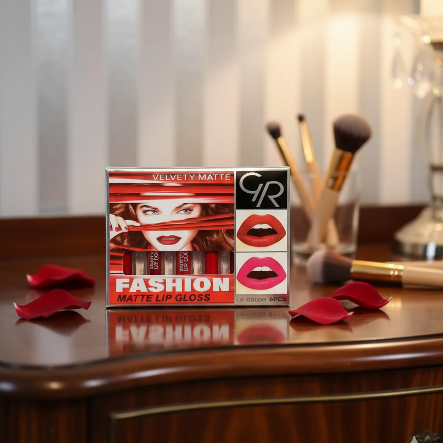 6 Pcs Lip Gloss Set – Liquid Formula with Shades of Red, Smooth Application, Long-Lasting Shine &amp; Moisture, Perfect for Everyday &amp; Party Makeup image 4