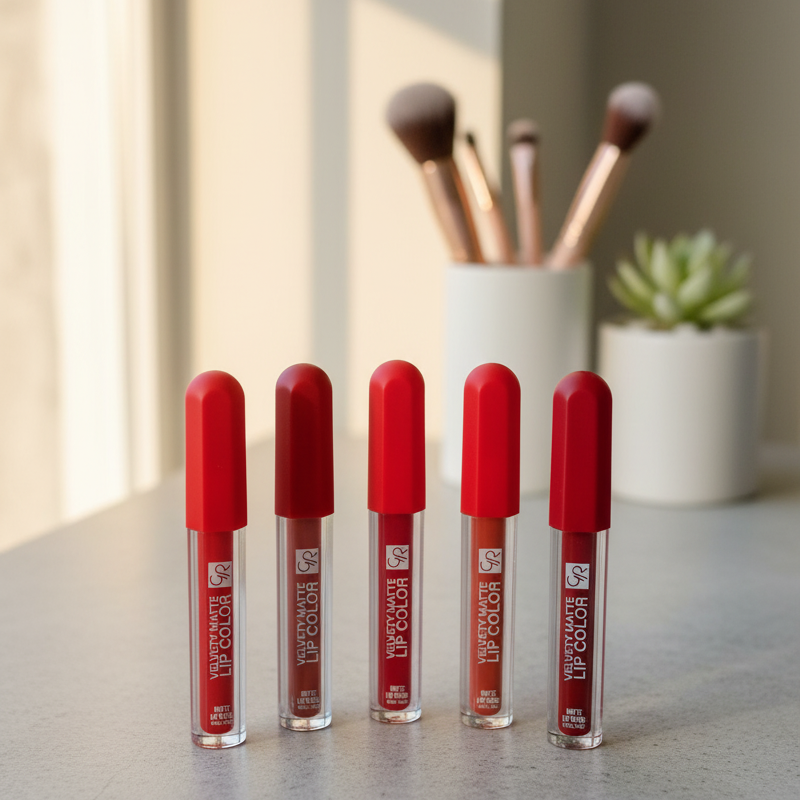 6 Pcs Lip Gloss Set – Liquid Formula with Shades of Red, Smooth Application, Long-Lasting Shine &amp; Moisture, Perfect for Everyday &amp; Party Makeup image 2