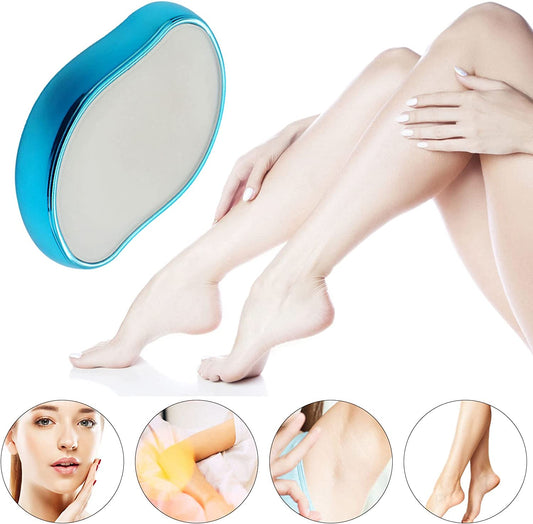 Crystal Hair Eraser - Magic Crystal Hair Remover, Painless Hair Removal with Epilator Mini Hair Remover for Men and Women Leg Arm Back Soft Smooth Silky Skin(Random color) image 1